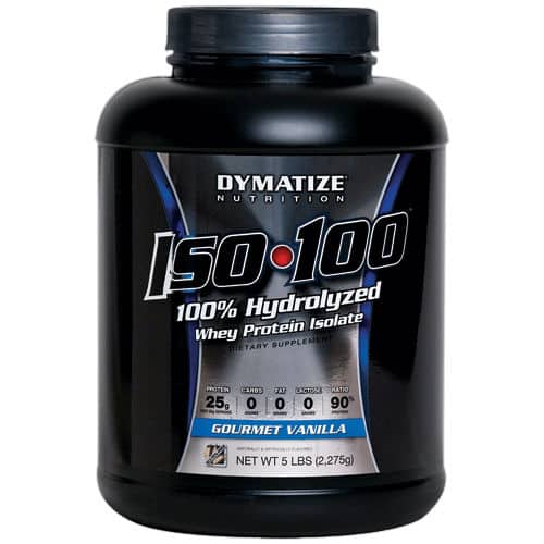 ISO 100 Protein Powder jar