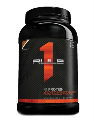 Rule One Protein Powder jar