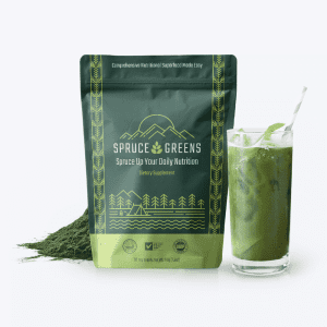 Spruce Greens powder and green drink