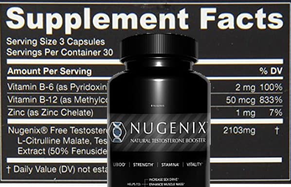 Nugenix ingredients and supplement facts