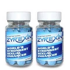 Zyrexin male enhancement supplement bottles