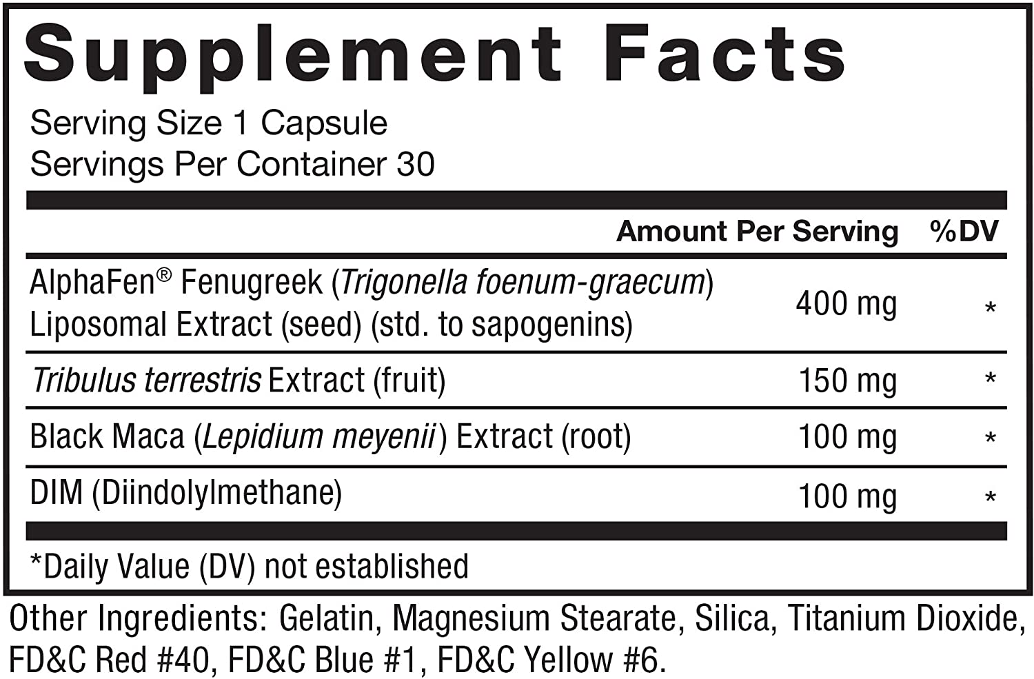 alpha king ingredients and supplement facts