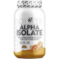 Alpha Isolate protein powder jar