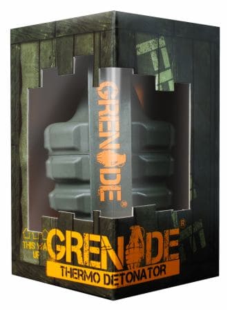 Grenade fat burner jar and box