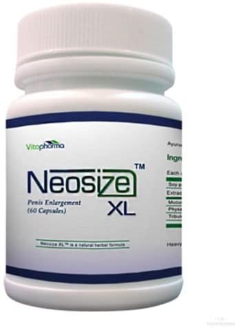 Neosize XL male enhancement supplement bottle