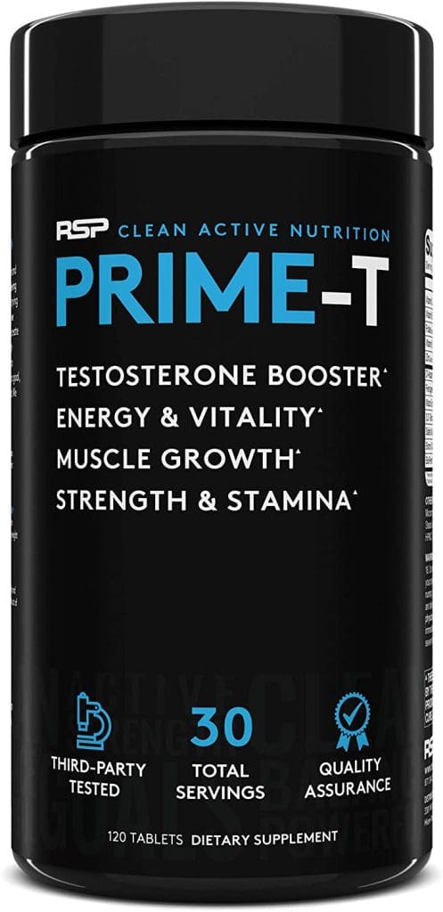 Prime T supplement bottle
