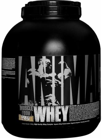 Animal whey protein powder supplement