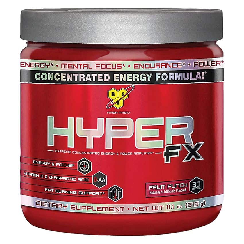 Hyper FX pre workout supplement
