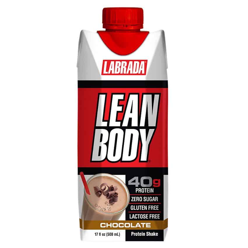 Lean body protein shake carton