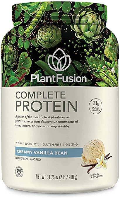 Plant fusion protein powder jar