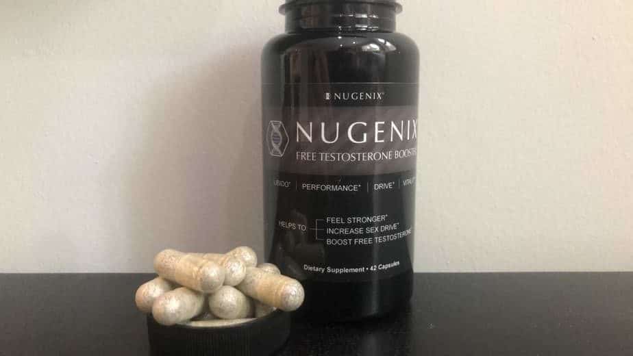 Nugenix pills outside of the bottle