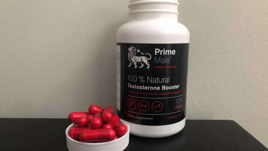 Prime Male pills outside of the bottle