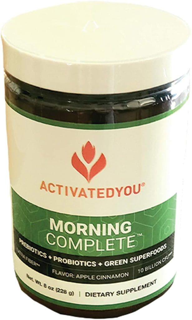 Activated You Morning Complete supplement jar