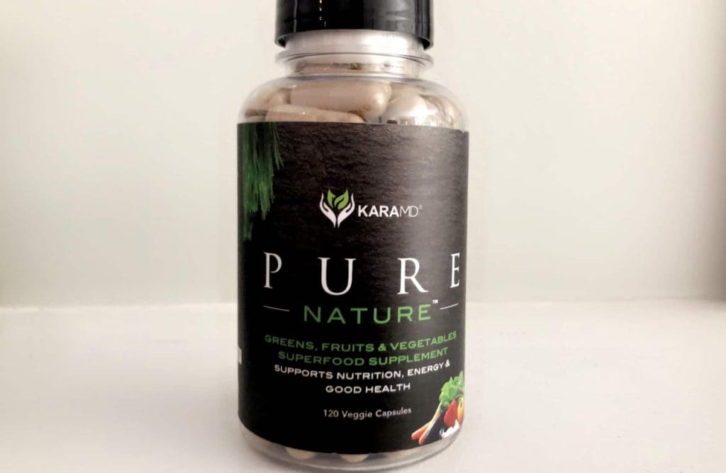 KaraMD Pure Nature bottle and capsules